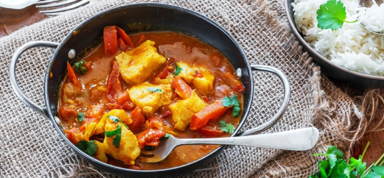 Keralan Coconut Fish Curry Feature